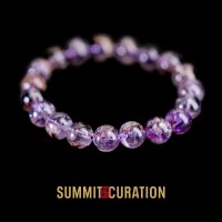 Summit Curation Super Seven Purple Phantom Amethyst Bracelet