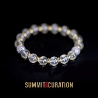 Summit Curation [Good Luck & Prosperity] Clear Lemon Citrine & White Phantom Quartz Bracelet